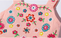 Mary Jane Flower Embroided Summer Dress