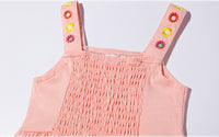 Mary Jane Flower Embroided Summer Dress