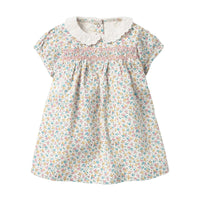 Mary Jane Flower Embroided Summer Dress