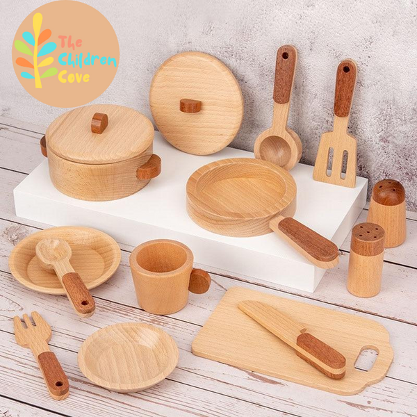 Children's Organic Wooden Pretend Play