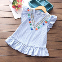 Mommy & Me Nine Quarter Tassel Dress