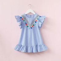 Mommy & Me Nine Quarter Tassel Dress
