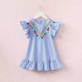 Mommy & Me Nine Quarter Tassel Dress