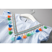 Mommy & Me Nine Quarter Tassel Dress