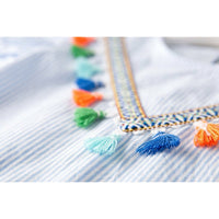Mommy & Me Nine Quarter Tassel Dress