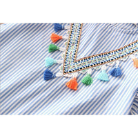 Mommy & Me Nine Quarter Tassel Dress