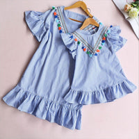 Mommy & Me Nine Quarter Tassel Dress