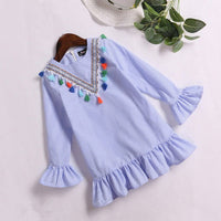 Mommy & Me Nine Quarter Tassel Dress