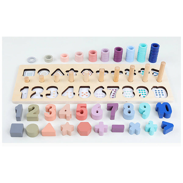 Children's Montessori Wooden Learning Board
