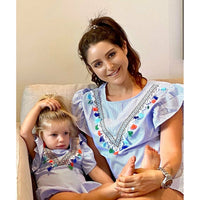 Mommy & Me Nine Quarter Tassel Dress