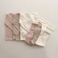 Cream Organic Ruffle Set