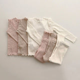 Cream Organic Ruffle Set