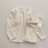 Cream Organic Ruffle Set