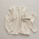 Cream Organic Ruffle Set