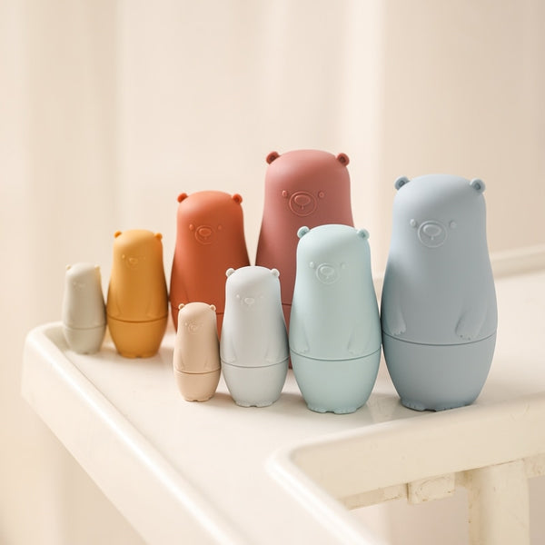 Baby Silicone Nesting Bears