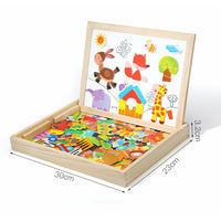 Children's Wooden Magnetic Learning Board