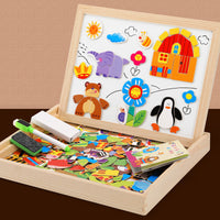 Children's Wooden Magnetic Learning Board