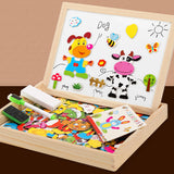 Children's Wooden Magnetic Learning Board