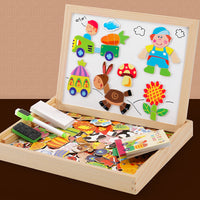 Children's Wooden Magnetic Learning Board