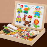 Children's Wooden Magnetic Learning Board