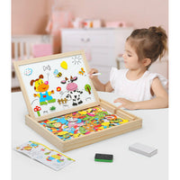 Children's Wooden Magnetic Learning Board