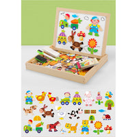 Children's Wooden Magnetic Learning Board