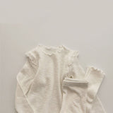 Cream Organic Ruffle Set